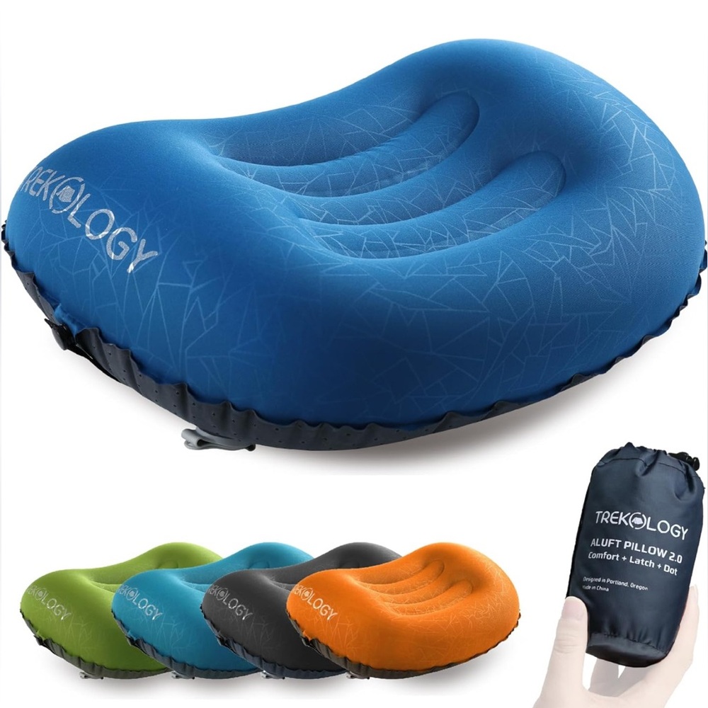 NWOT Trekology Aluft Ultra Inflatable Camping Pillow